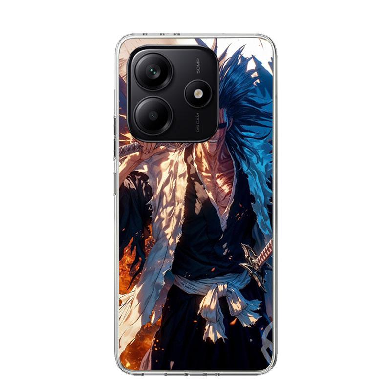 

Zaraki Kenpachi Bleach Phone Case For Xiaomi Redmi Note 13 14 15 Pro Plus 12S 12 14S 11S 11E 10 10S 11 11T 5G 4G Cover Coque Red Redmi Note 12 Pro 5G