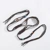 Boho Style Resin Beads Knotted Belt Ethnic Style Hand-made Beaded Women's Fashionable Skirt Waist Rope