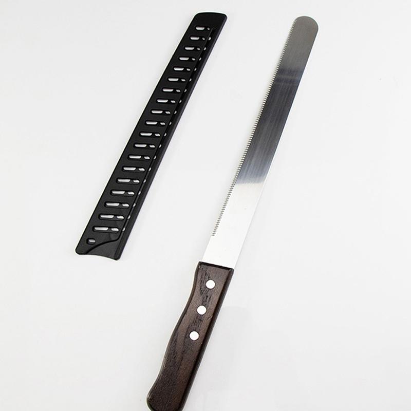 1Pc Black Plastic Kitchen Knife Blade Protector Cover For 10 Inches Knife Plastic Knife Sleeve Protective Sleeve Scabbard