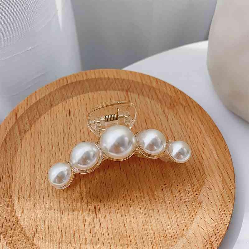 Fashion Elegant Pearl Hair Claws Women Hairpin Barrette Hair Accessories Girls Hair Crab Hairgrips Ornament