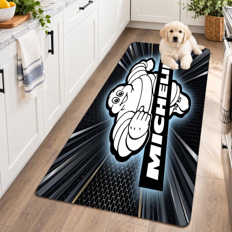 Flannel Kitchen Mat Michelin Soft Area Rug Non Slip Floor Carpet Home Decoration