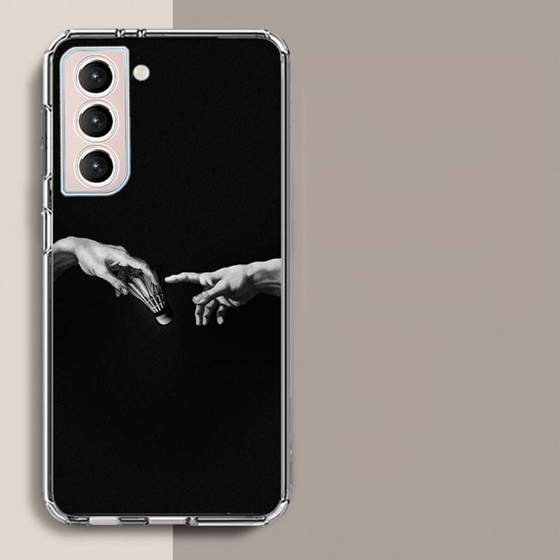 Badminton Sport Phone Case For Samsung A16 A26 A36 A56 A17 A15 A25 A35 A55 A14 A24 A34 A54 A04S A05S Galaxy Note 20 10 9 8 A9 A8