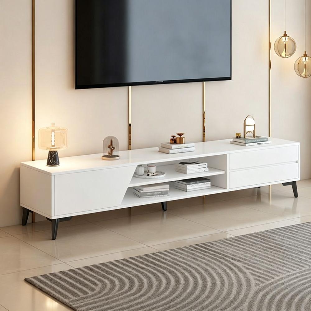 Modern TV Stand TV Cabinet Floor-to-ceiling Storage Living Room Cabinets Tv Stand Cabinet Wood Tv Stand Living Room Furniture