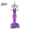 Soporte para Joyas Mini Maniquí Dama Maniquí Organizador con 8 Ganchos