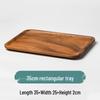 Walnut & Acacia Wood Serving Tray
