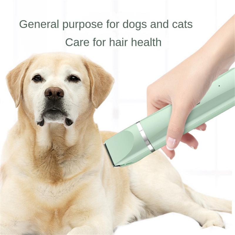 In 1 Electric Dog Cat Hair Cutter Pet Grooming Clipper Professional Cat Nail Grinder Dog Hair Trimmer Rechargeable Poodle Paws