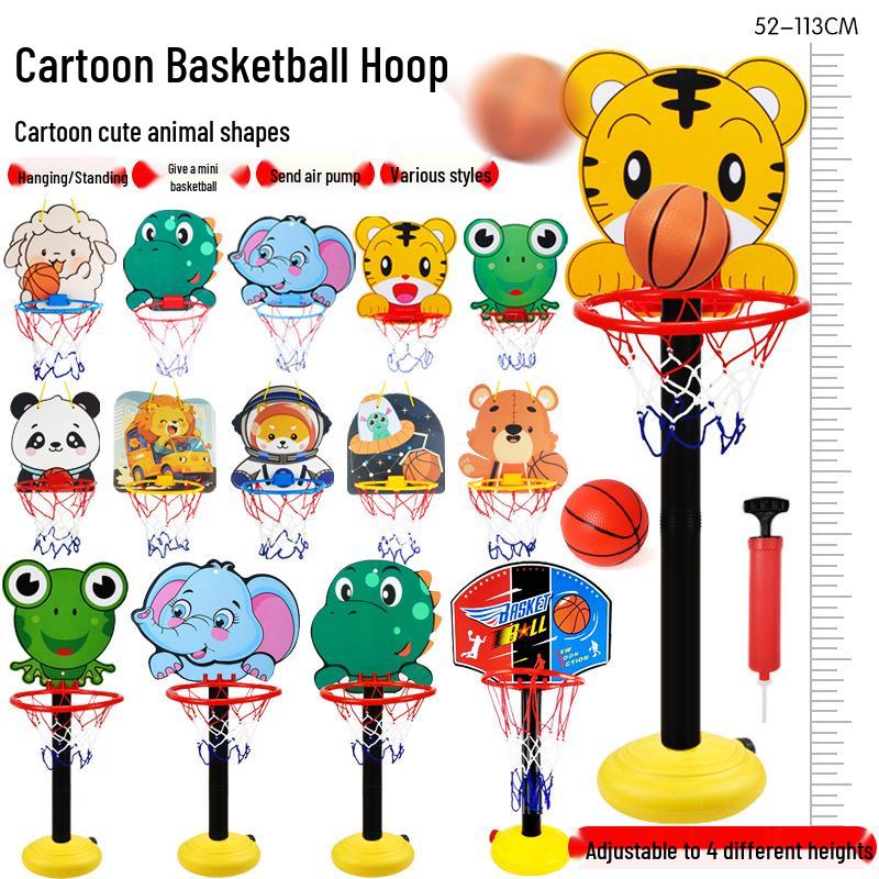 

Free Shipping: Kids Cartoon Animal Basketball Board - Indoor/Outdoor Hanging Toy