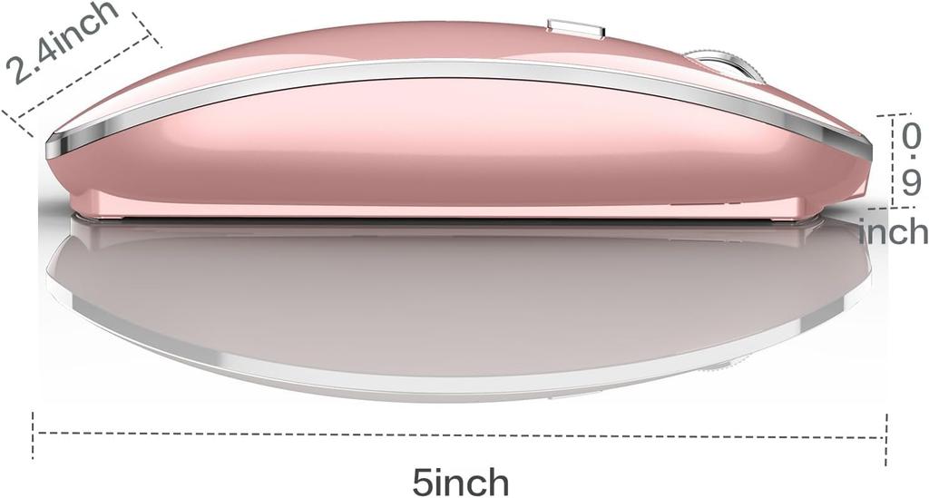 BLENCK Wireless 3DPI High Compatible with and Microsoft TELEC Certified Mouse, Rechargeable, Compact, Quiet, Energy-Efficient, 2.4GHz, Modes, Optical,