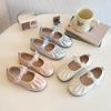 New Fashion Lace Small Fragrance Style Girls Comfortable Soft Bottom Leather Shoes