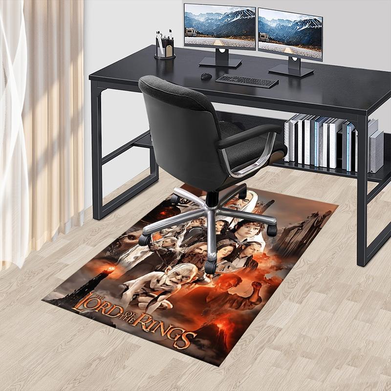 1pc Lord of the Rings Carpet, for Home & Office Decor, Desk Chair Carpet, Festive GiftL1465