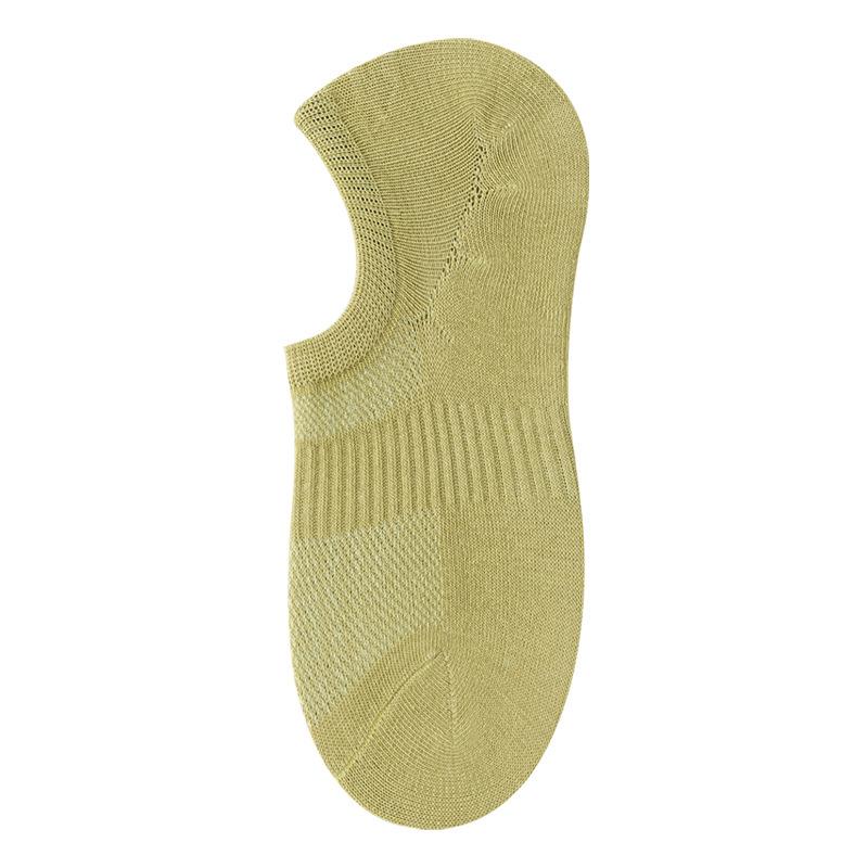 Men's Spring and Summer Short Socks, Mesh Invisible Cotton Socks, Anti-pilling Boat Socks, Non-dropping and Invisible Socks