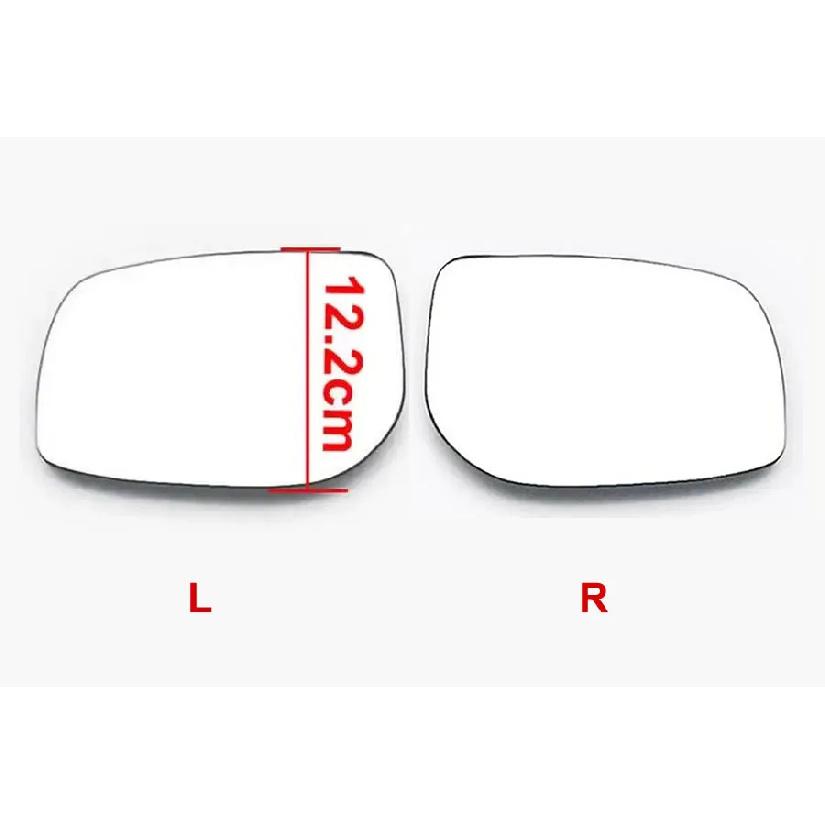 For Toyota Yaris 2008 2009 - 2014 Replace Rearview Mirror Glass Outside Rear View Mirror White Lens Without Heating