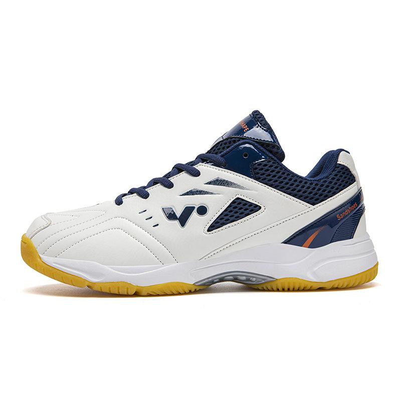 

New Ultra Light Weight Unisex Badminton Sneaker for Adult Kid Good Anti Slip Shock-absorbing Handball Shoes Table Tennis Boots 44