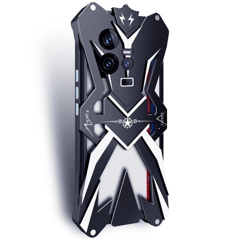 

Для vivo iQOO 11S 5G Противоударный чехол для телефона из алюминиевого сплава Защитная крышка для телефона от царапин A