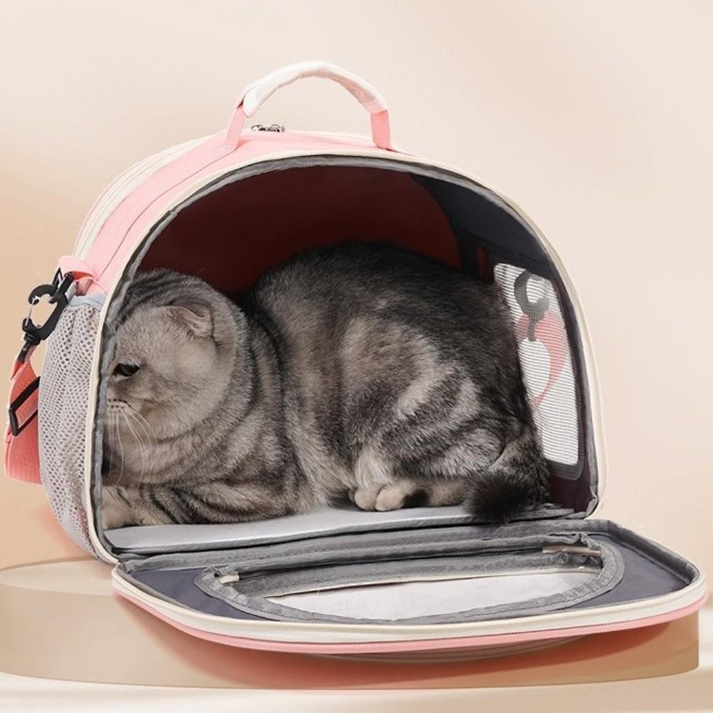 Fashion Breathable Pet Cat Backpack Portable Colorful Cat Outdoor Handbag Foldable Cat Carrier Bag for Puppy Cats
