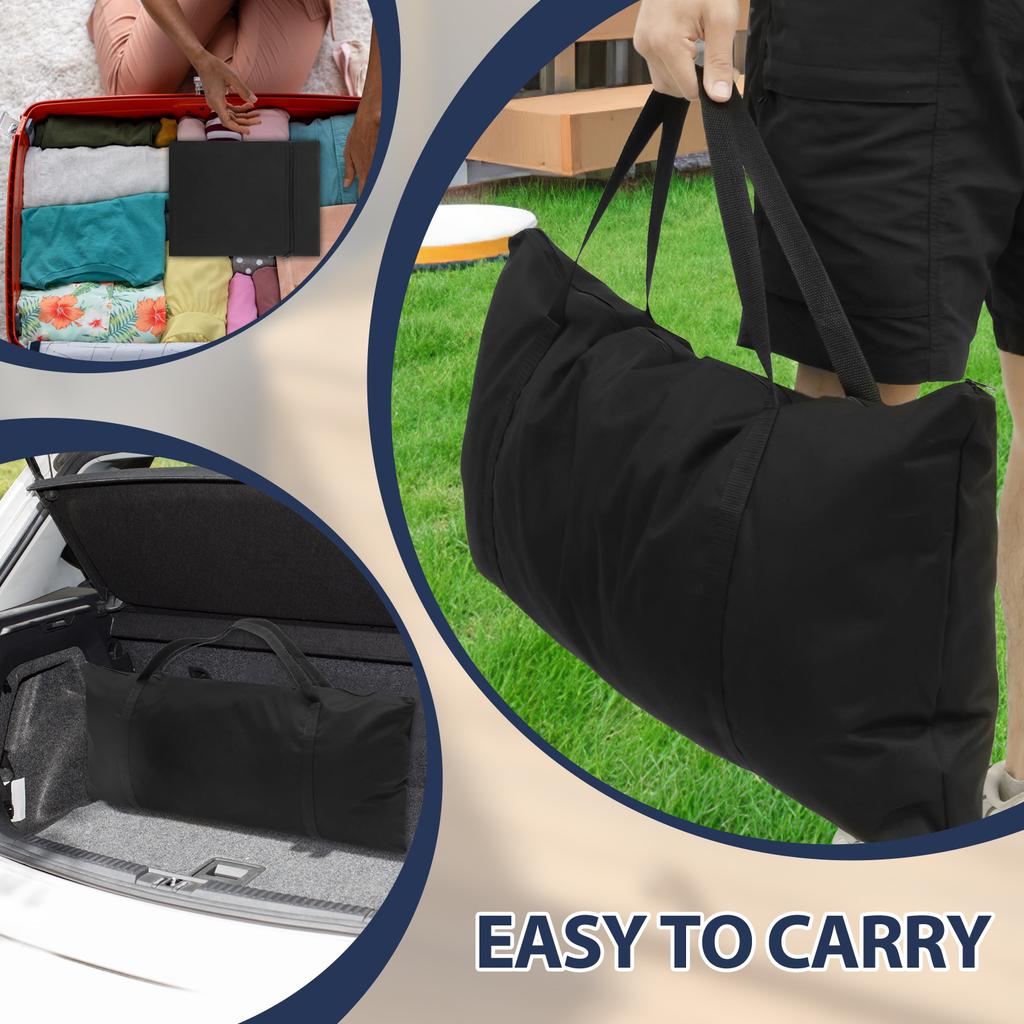 Bolsas de Transporte para Plancha 600D PVC Resistente al Desgarro Bolso de Mano para Plancha Plegable Bolsas de Almacenamiento para Plancha con Abertura de Cremallera para Camping Picnic