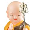 Decorazione Figurine Bobble Head Rossa Alimentata a Energia Solare per Cruscotto Auto Statuetta Carina Rossa