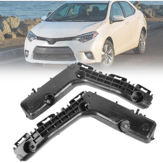 Front Bumper Bracket Set for Toyota Corolla 2009-2010 Left Driver and Right Passenger Side 52116-12390, 52115-12430, 52116-02110, 5211502130,