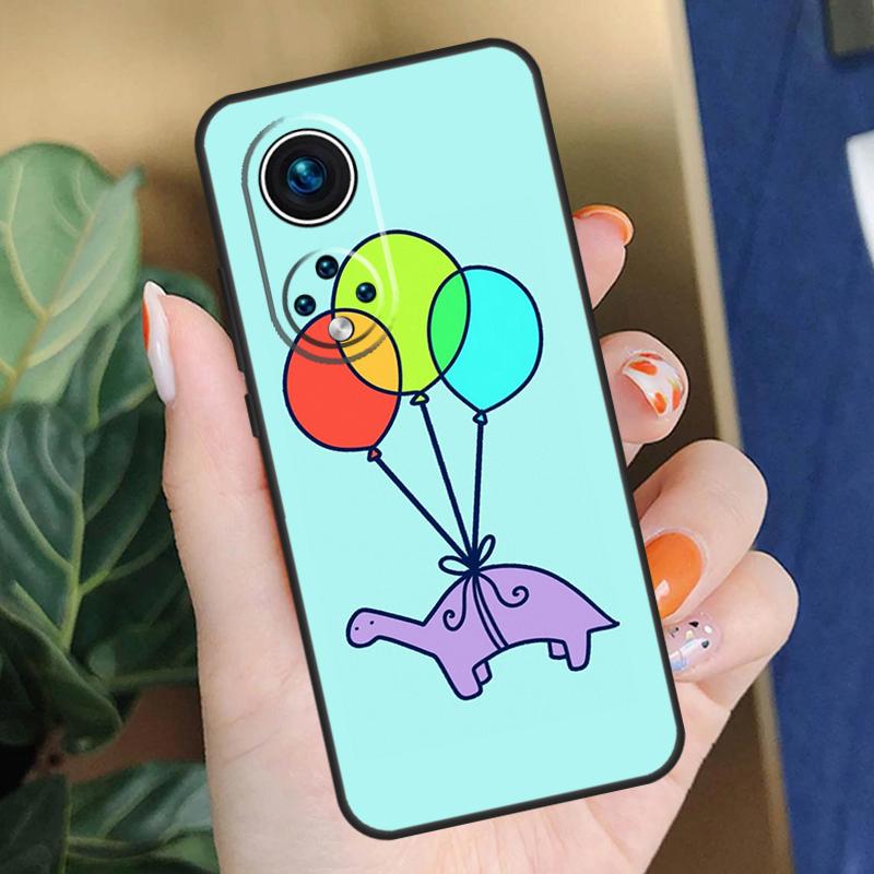 Cute Dino Case For Honor 200 Pro X9b X9a X8b X8a X8 X9 X9c 50 70 90 Lite Honor Magic 5 6 7 Pro Cover