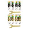 4Pcs Car Tire Pressure Monitor Caps Eye Remind Gauge Sensor Indicator 3 Colors Copper Core Tools Air Caps for Suvs