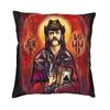 Hot Sale Jesus Meme Saint Lemmy Throw Pillow Cases for Sofa  cm Cushion Cover Living Room Decoration Creative Pillowcase