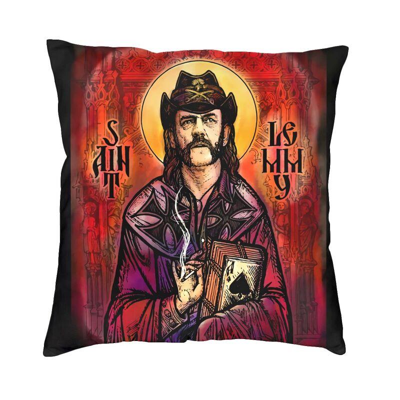 Hot Sale Jesus Meme Saint Lemmy Throw Pillow Cases for Sofa cm Cushion Cover Living Room Decoration Creative Pillowcase