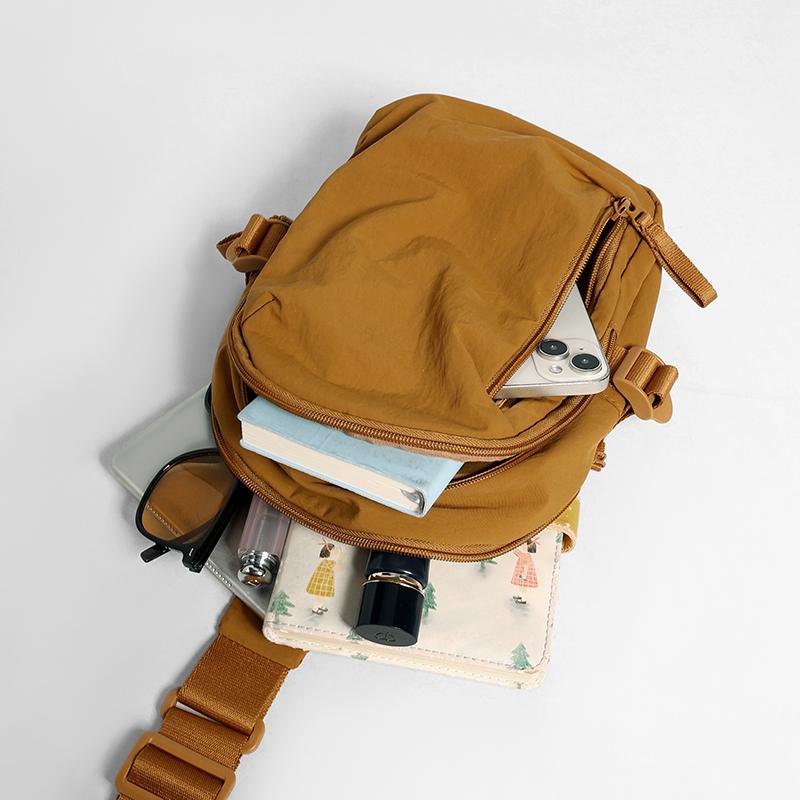 Multifunkční venkovní malá taška Sportovní voděodolná taška přes rameno crossbody Nylonová náprsní taška