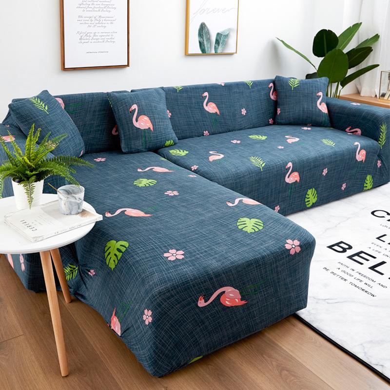 Potah na pohovku celý zabalený potahová látka Four Seasons elastický polštář na pohovku kožená osuška na pohovku jednoduchá, plná kombinace univerzální