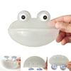 4Pcs Frogs Shape Water Bowl Feeder With Strong Suction Cup Design For Small Pet Reptiles And Amphibians Terrariums Decors