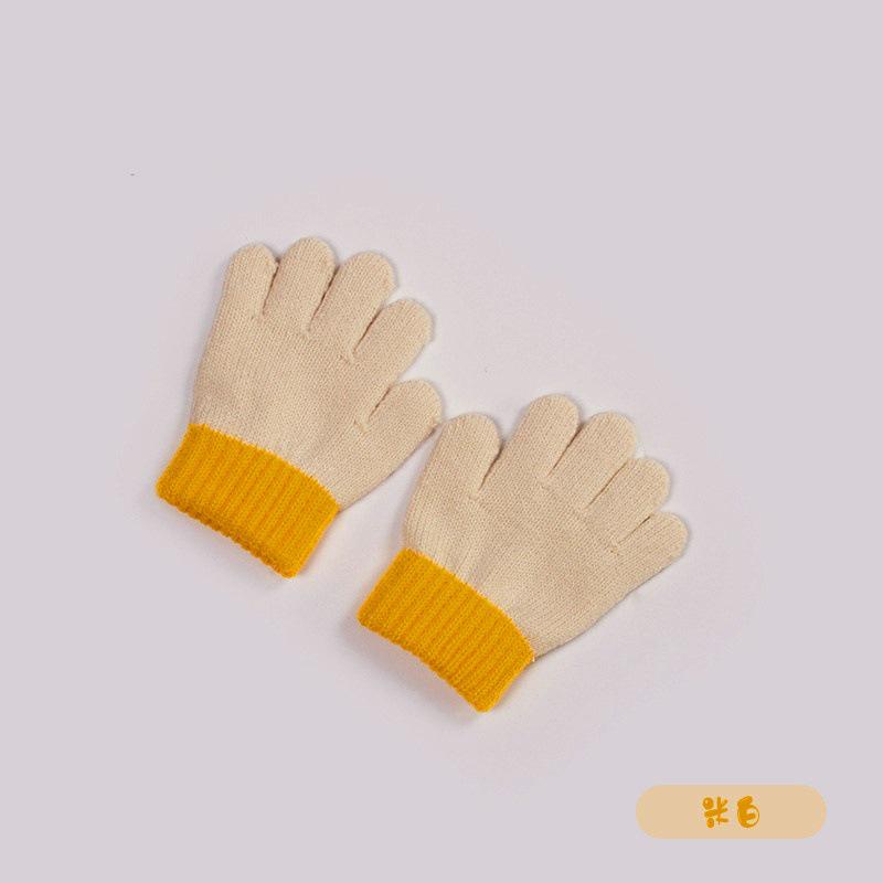 Winter Warmth: Cute Knitted Wool Gloves for Baby Boys & Girls