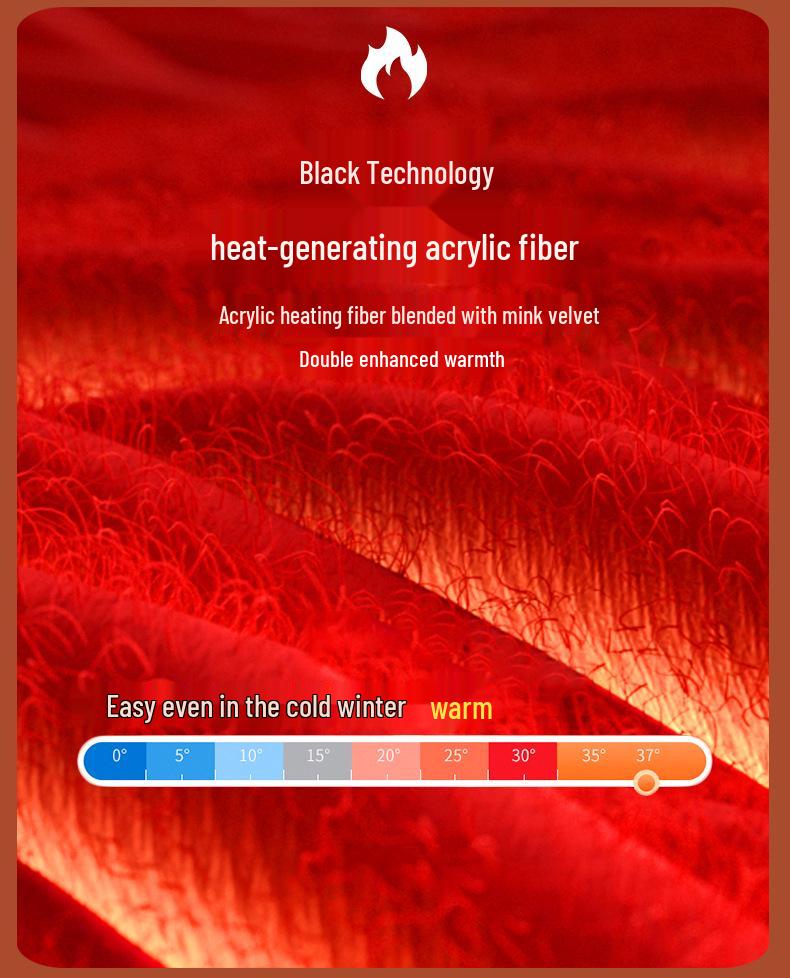 Mink Velvet Cashmere Silk Thermal Underwear Set for Men & Women - Autumn/Winter