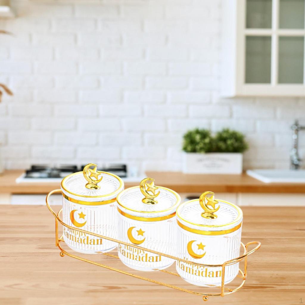 Borcane Condimente Bucătărie Cutie Container Depozitare Alimente Multifuncțională Compartimentată Nuci pentru Nuntă