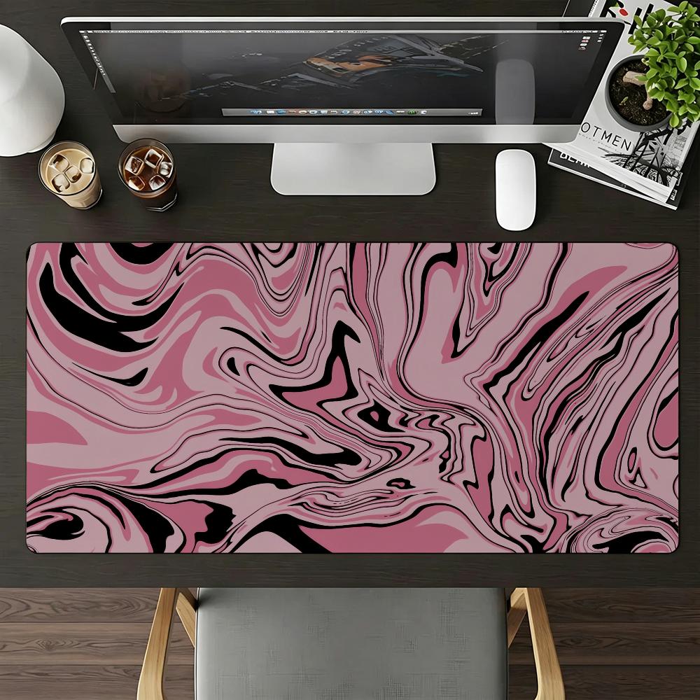 Strata Liquid Mouse Pad Large Nonslip Waterproof Mat Stitched Edge Keyboard Pad For Gaming Daily Office