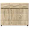 Credenza FLORIN Finitura Rovere Sonoma 88,5 x 30,5 x 73 cm Truciolato