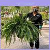 Boston Fern Plant With Silk Leaves For Wedding Decor And Home Garden Enhancements