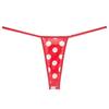 Lingerie Seamless Women Thongs Dots Underwear Leopard Panties Low Waist Ice Silk T-Back Briefs Plus Size