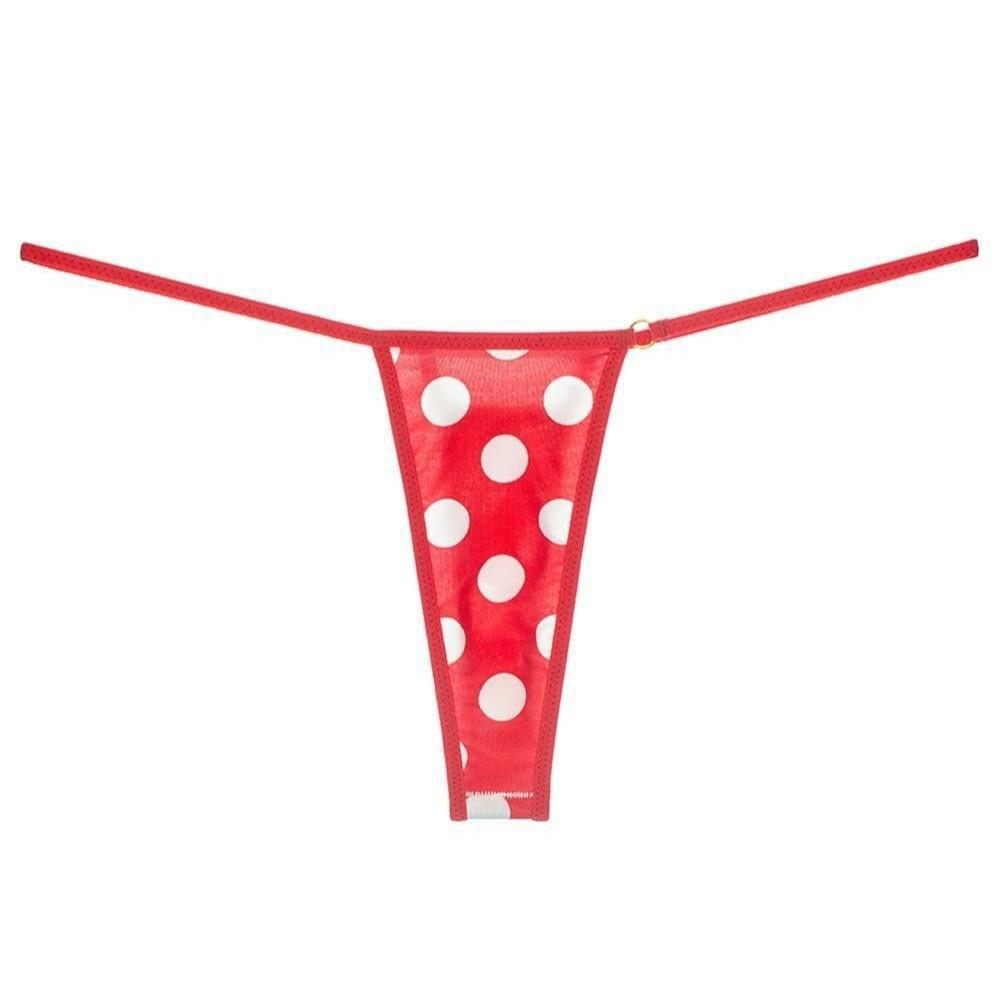 Lingerie Seamless Women Thongs Dots Underwear Leopard Panties Low Waist Ice Silk T-Back Briefs Plus Size