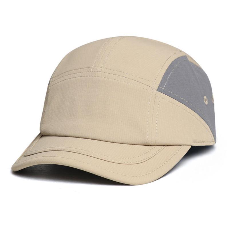 Fast Drying Baseball Cap, Short Eave Outdoor Use Sportss Sun Shading Skateboard Cap, Duckbill Cap Japanese Color Contrasted
