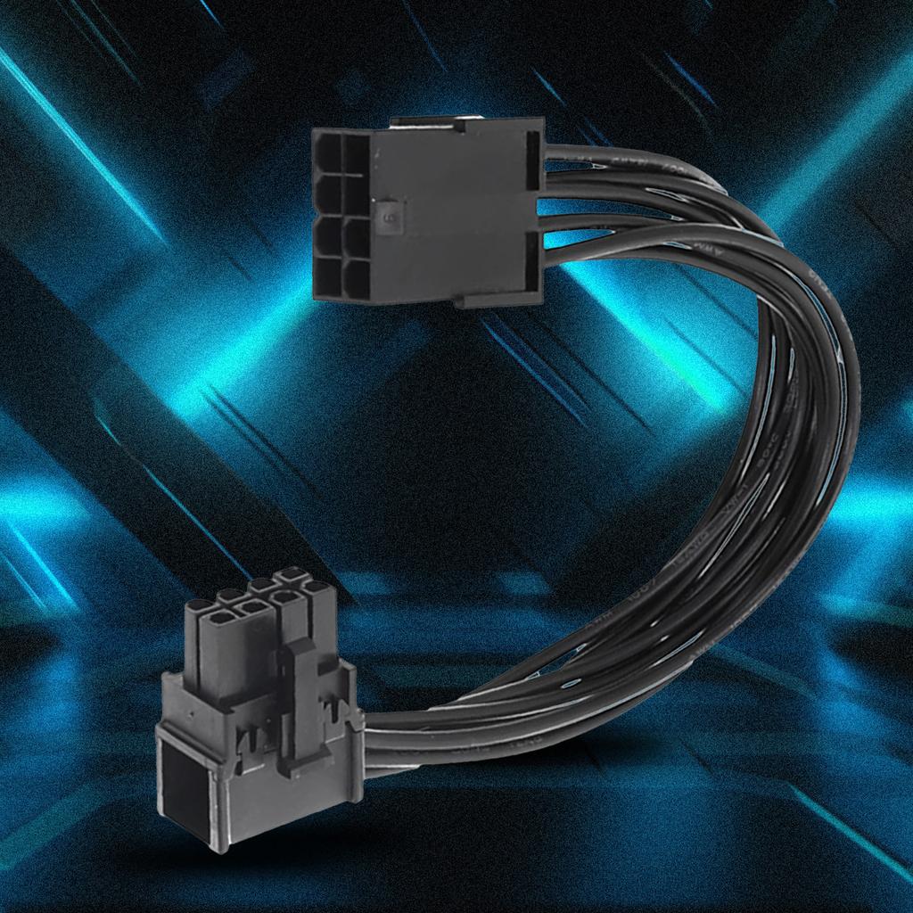 Kabel kolena grafické karty PCIE 8pin kabel, připojení grafické karty Levý a pravý ohyby Kabel šasi