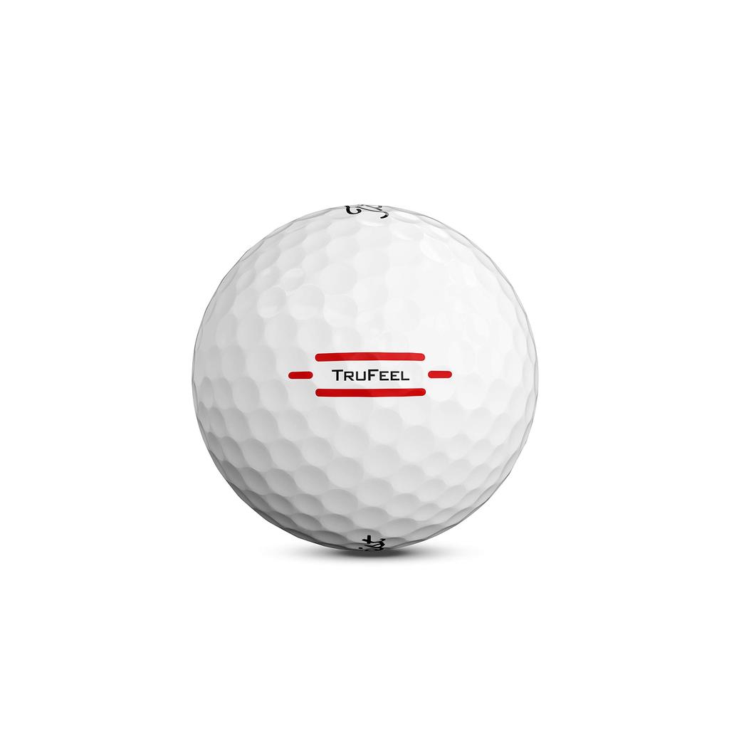 TITLEIST TRUFEEL Golf Balls, Unisex, T6034S-J, White