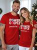 Valentine's Day Couples Matching T-Shirts Casual Short Sleeve Crew Neck T Shirt For Men Women New In Couple Elements Print Tees