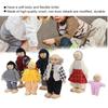 Handgefertigte Holz-Familienpuppen Gelenkig Und Lebensecht Ideal Zum Ausstellen Oder Spielen