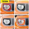 Car Front Grille Headlight Lamp Decoration Cover for Jeep Renegade 2019 2020 2021 2022 2023 2024 Lamp Hoods Exterior Accessories