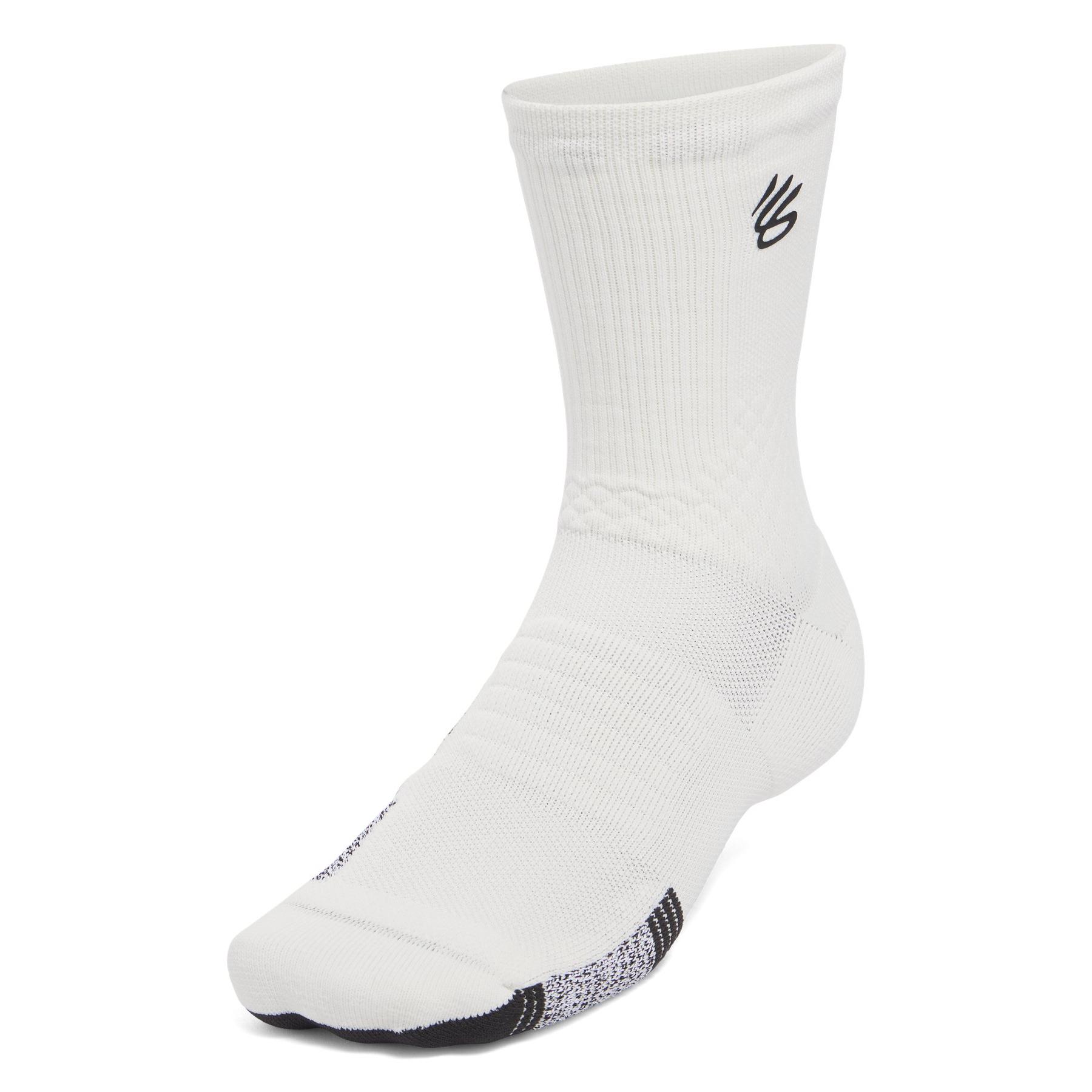 Under Armour Playmaker Crew Socks Unisex 1 Pack White 1376231-114 L