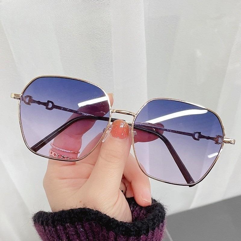Ochelari de soare Instagram pentru femei Nouă culoare gradient Ediție coreeană Ochelari de soare la modă rezistenți la UV