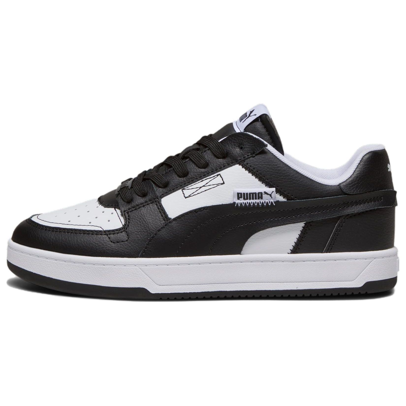 Puma Caracal Unisex White Black 392332-02 36