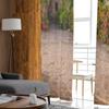 Small Alley In The Tuscan Village Chiffon Sheer Curtains for Living Room Bedroom Decoration Window Voiles Tulle Curtain