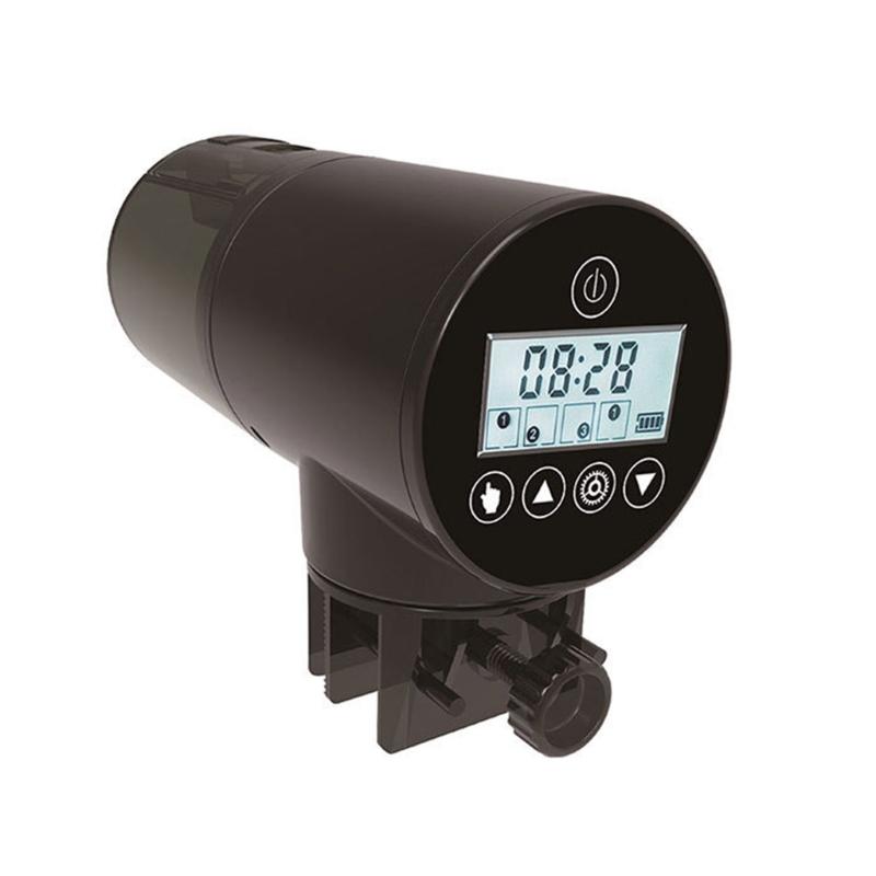 Programmable Aquariums Feeders Regulable Pellet Dispenser Charging Timers Large Capacity 1