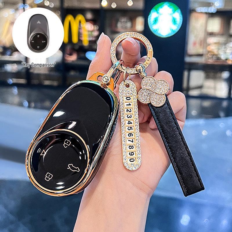 Nezha V & U Pro Key Cover - Car Key Bag Shell for Men & Women with Aya Buckle