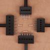 1 Set Lochstanzer für Ledergürtel, DIY Rundlochstanzer, Werkzeug zum Ausstanzen von Kreisloch für Lederhandwerk, Abstand 4/5/6/8mm
